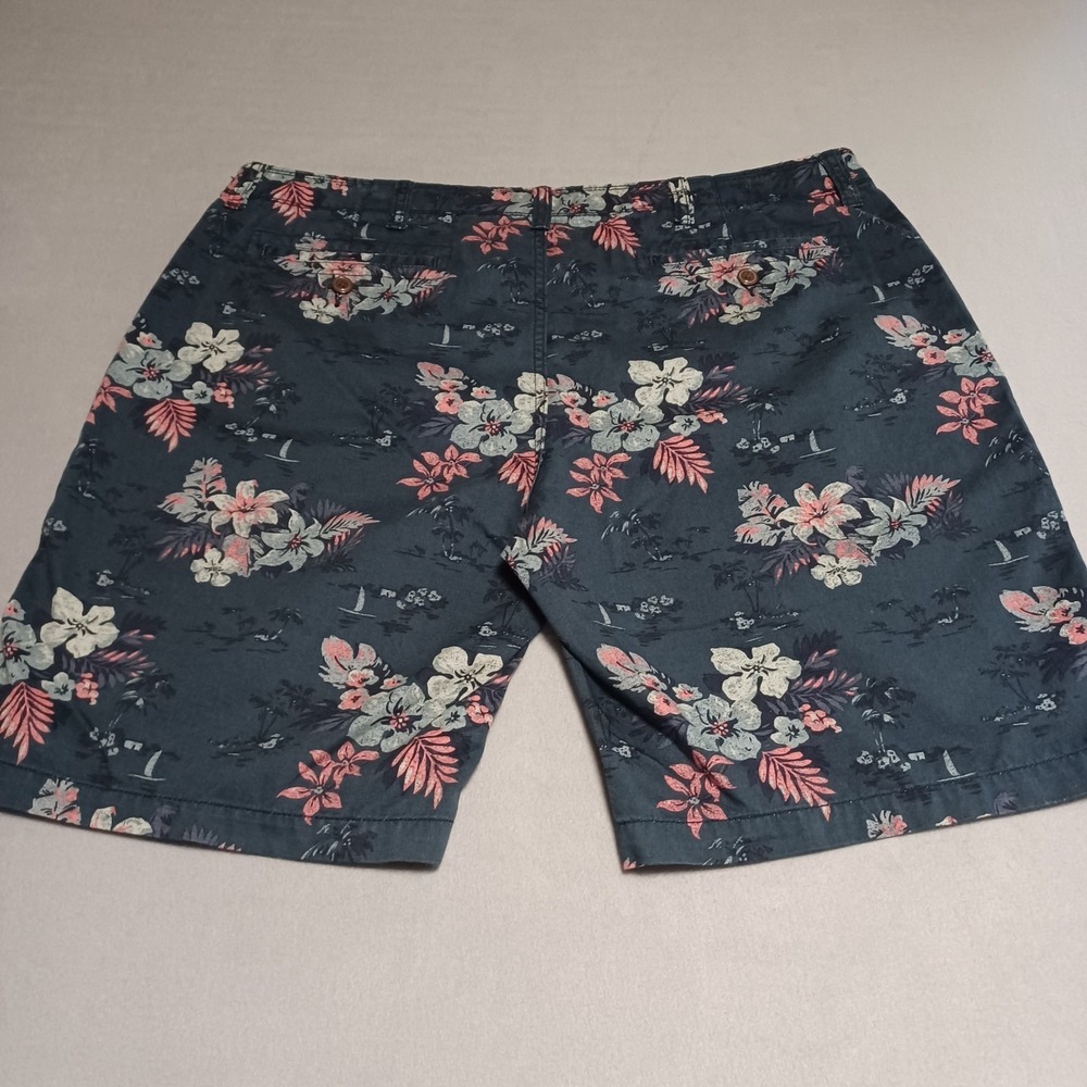 Arizona Jean Co Mens Size 42 Classic Fit Floral Tropical Island Shorts NWT Blue